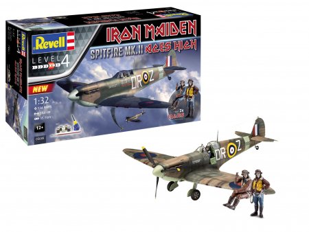 REVELL 1:32 mudel kokkuvolditav Spitfire Mk.II Aces High Iron Maiden, 5688 05688