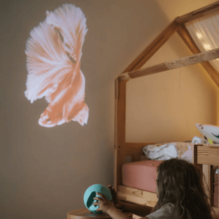 KIDYWOLF Galaxy projektor, mündiroheline, KIDYSTAR-GR 