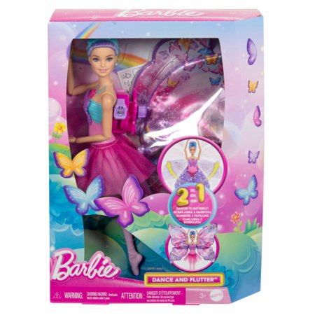 BARBIE Dreamtopia muunduv liblikaprintsess, HXJ10