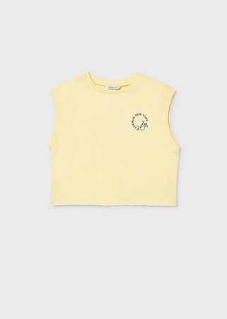 MAYORAL varrukateta t-särk, vanilla, 6.014-93, 128  cm 