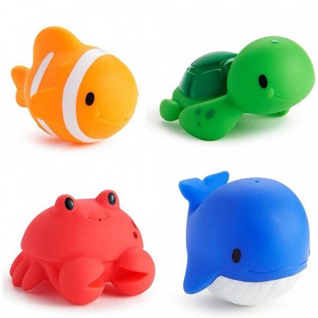 MUNCHKIN vannimänguasjad 4tk 9k+ Ocean 9019601 01110303