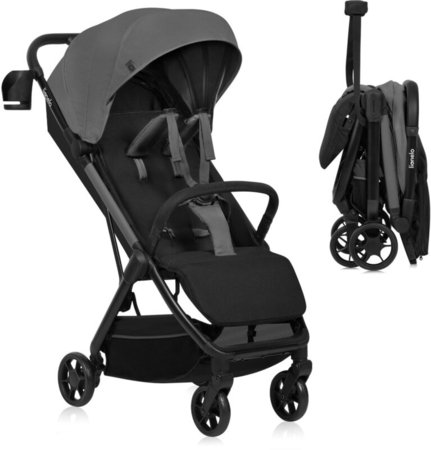 LIONELO jalutuskäru JULIE AIR, Grey stone 