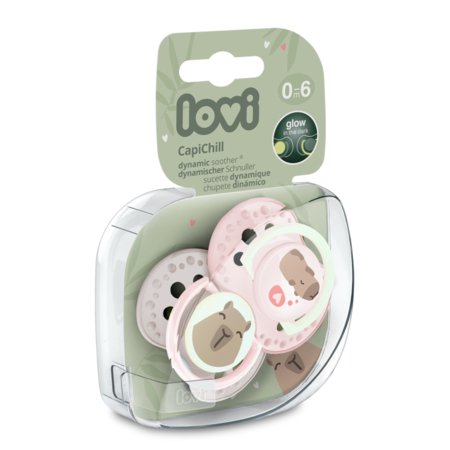 LOVI silikoonist lutt CapiChill Girl, 0-6m, 2 tk., 22/932girl 