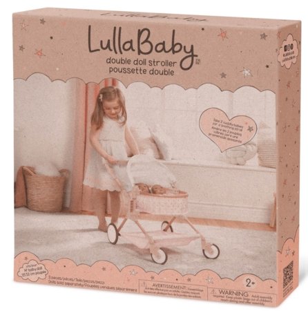 LULLABABY kahekohaline jalutuskäru, LBY7618C1Z 