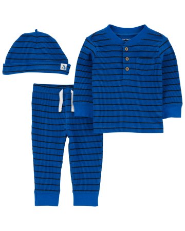 CARTER'S pikkade varrukatega t-särk + püksid + müts, 1Q127910 69-72cm 