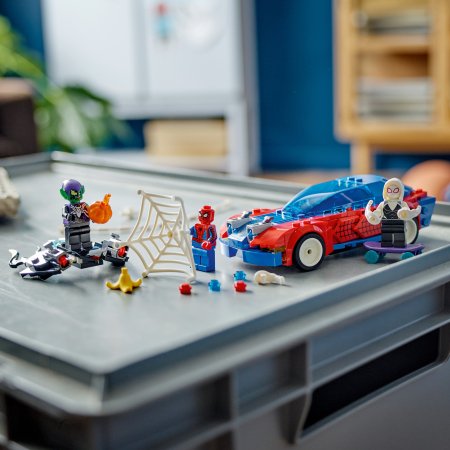 76279 LEGO® Super Heroes Marvel Spider-Mani Võidusõiduauto Ja Venom Green Goblin 