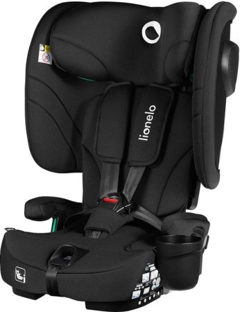 LIONELO turvatool NELLY I-SIZE, 76-150 cm., Black carbon 