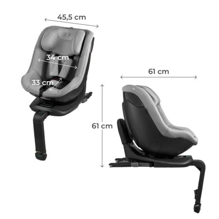 KINDERKRAFT turvatool I-GUARD PRO I-SIZE, 61-105 cm., Grey, KCIGUAPRGRY000N 