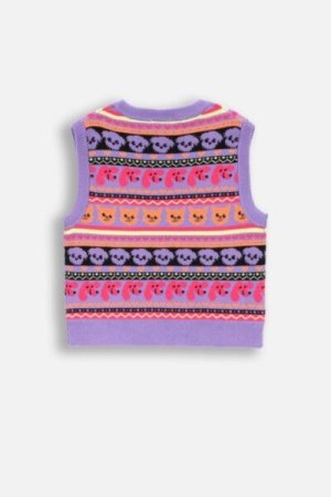 COCCODRILLO sweater ACADEMY GIRL KIDS, multicoloured, ZC4172801AGK-022-092, 92 cm 