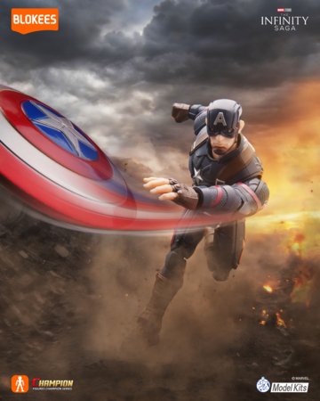 Blokees transformaator  Marvel Heros - Champion Class Captain America, 81115 