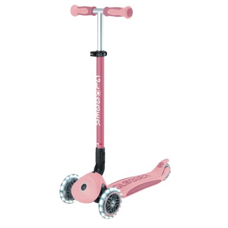 GLOBBER tõukeratas Go Up Deluxe Lights 360°, pastellroosa, 699-310 