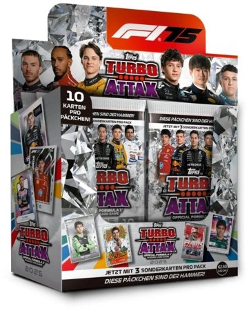 TOPPS kaardid Formula 1 2025 Turbo Attax packet, 076303 