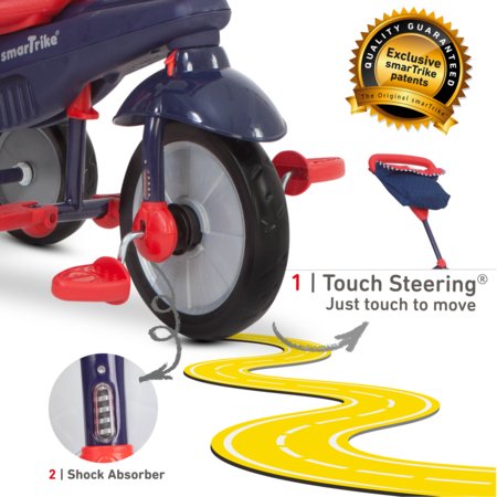 SmarTrike Swirl kolmerattaline jalgratas, sinine/punane, 6502502 