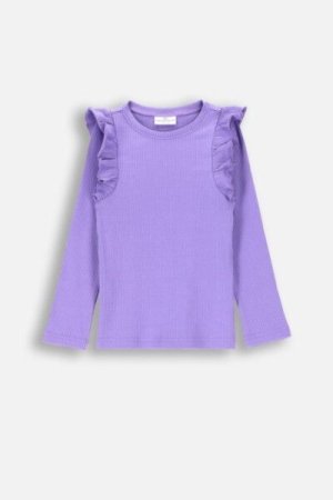 COCCODRILLO long sleeve t-shirt ACADEMY GIRL KIDS, lillad, ZC4143101AGK-016-092, 92 cm 
