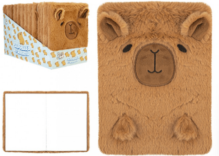 Capybara A5 plüüsist märkmik, 389164 