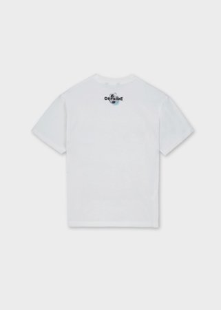 MAYORAL lühikeste varrukatega t-särk, white, 6.036-30, 128  cm 