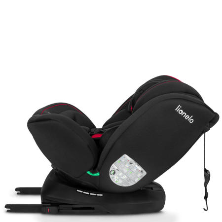 LIONELO turvatool BASTIAAN I-SIZE black red 40-150cm 