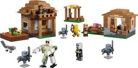 21596 LEGO® Minecraft® Evokeri küla rünnak 