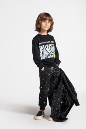 COCCODRILLO t-shirt WORLD OF PIXEL BOY KIDS, mustad, ZC4143103WBK-021-122, 122 cm 
