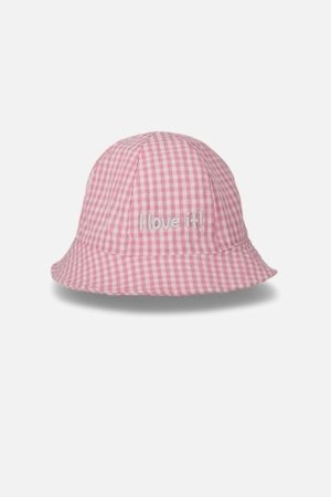 COCCODRILLO müts ACCESSORIES SUMMER GIRL, roosa, WC5363104ALG-007-050, 50 cm 