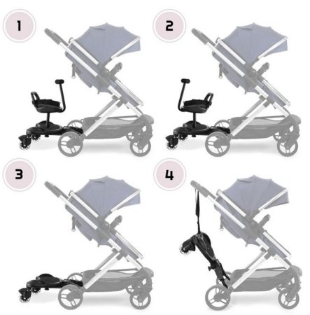 TRILLE jalutuskäru tarvik BROR, Black, 20-24 