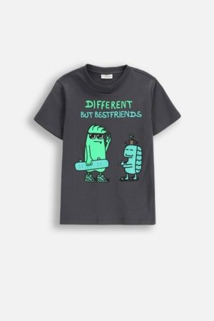 COCCODRILLO lühikeste varrukatega t-särk, graphite, cm 