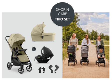 HAUCK universaalne käru SHOP N CARE TRAVEL SET, Olive, 149256 
