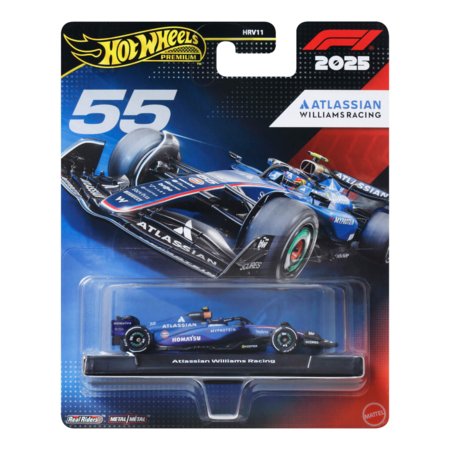 HOT WHEELS 1:64 Premium F1 Williams Carlos Sainz auto, JKD85 