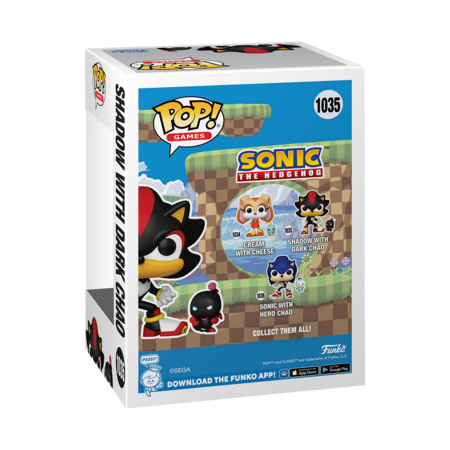 FUNKO POP! vinila figūriņa: Sonic - Shadow & Chao, 80308 