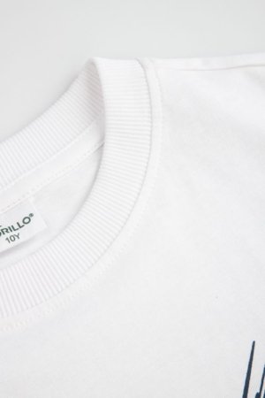 COCCODRILLO lühikeste varrukatega t-särk, valged, WC6143201MBJ-001-134, 134 cm 
