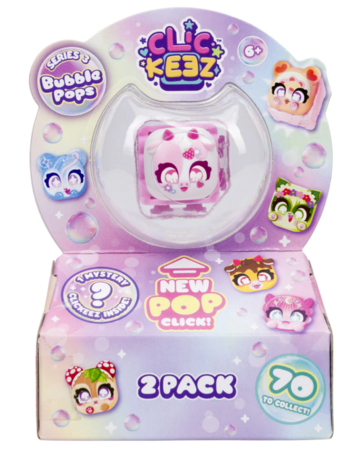 CLICKEEZ 2 kujukesed  Bubble Pops, assortii, 937198.012 