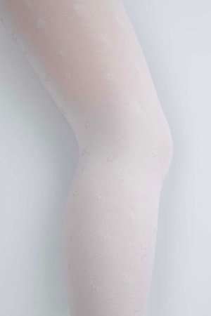 COCCODRILLO sukad TIGHT MICROFIBRE COLORFUL, valge, ZC5380314TMC-001-080, 80/86 cm 