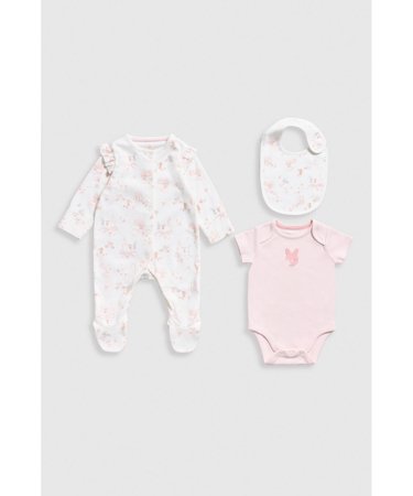 MOTHERCARE pikkade varrukatega sipupüksid, body ja põll, IF338 74 
