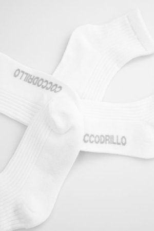 COCCODRILLO sokid, valged, 