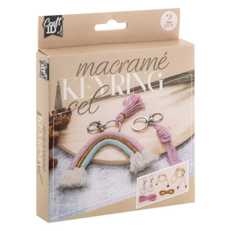 CRAFT ID loov makramee komplekt – võtmehoidjad, CR1729/GE 