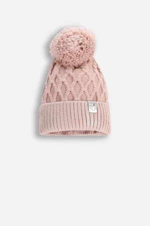 COCCODRILLO müts ACCESSORIES WINTER GIRL, roosa, cm 