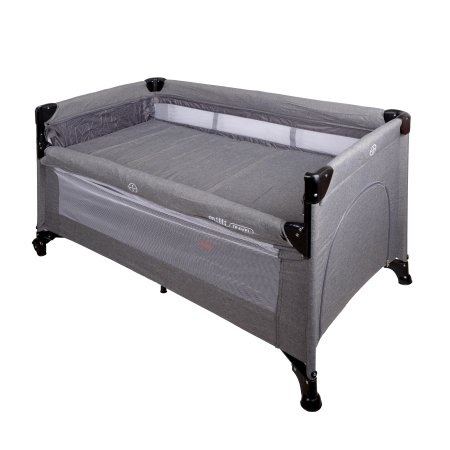 MILLI voodi-maneež Travel Dark Grey 120x60cm, PY-BSC01 