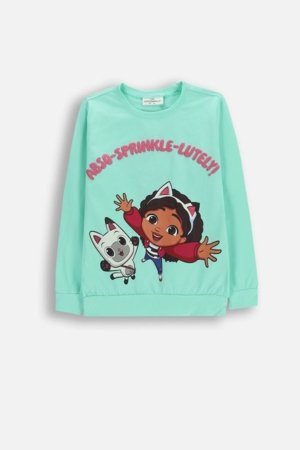 COCCODRILLO pikkade varrukatega t-särk, rohelised, cm 