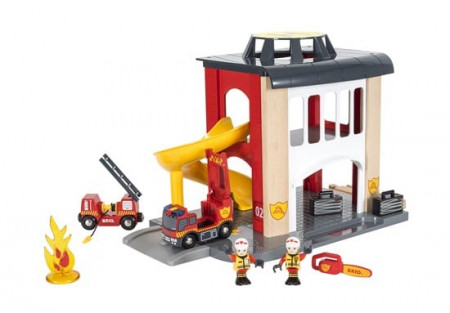 BRIO RAILWAY Fire Station, 33833 33833