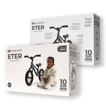 KINDERKRAFT tasakaaluratas ETER, must, KRETER00BLK0000 