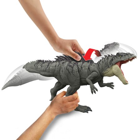 JURASSIC WORLD COLOSSAL CHOMP interaktiivne dinosaurus Giganotosaurus, JKG93 