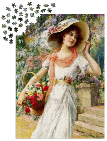 ENJOY PUZZLE pusle Lilleaed, Émile Vernon, 1000 tk, 68 × 48 cm, Enjoy-1122 
