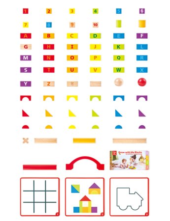 HAPE klotsid Grow-With-Me, E0533A 