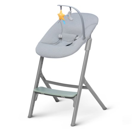KINDERKRAFT söögitool LIVY ja vastsündinu kiik CALMEE, olive green, KHLICA00GRE0000 