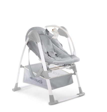 HAUCK söötmistool 3in1 SIT N RELAX, Stretch grey, 665503 