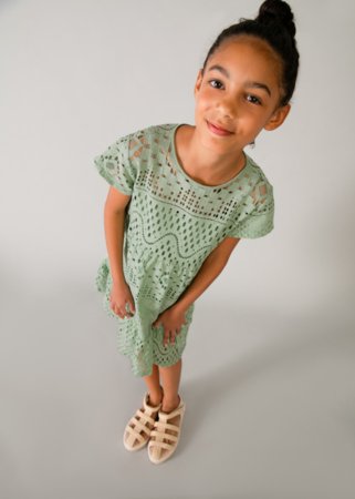 MAYORAL lühikeste varrukatega kleit, sage, 6.904-94, 176 cm 