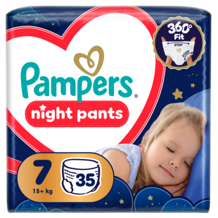 PAMPERS püksmähkmed Night Pants, 7 suurus, 15+kg, 35 tk., 80895149 
