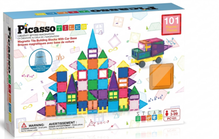 PICASSO TILES Magnetiline konstruktor 101 osa, PC101 
