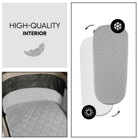 HAUCK universaalne käru COMFORT N CARE AIR SET, Mocha, 165553 