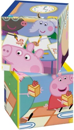 CLEMENTONI pusle Peppa Pig, 12 kuubikut, 41195 